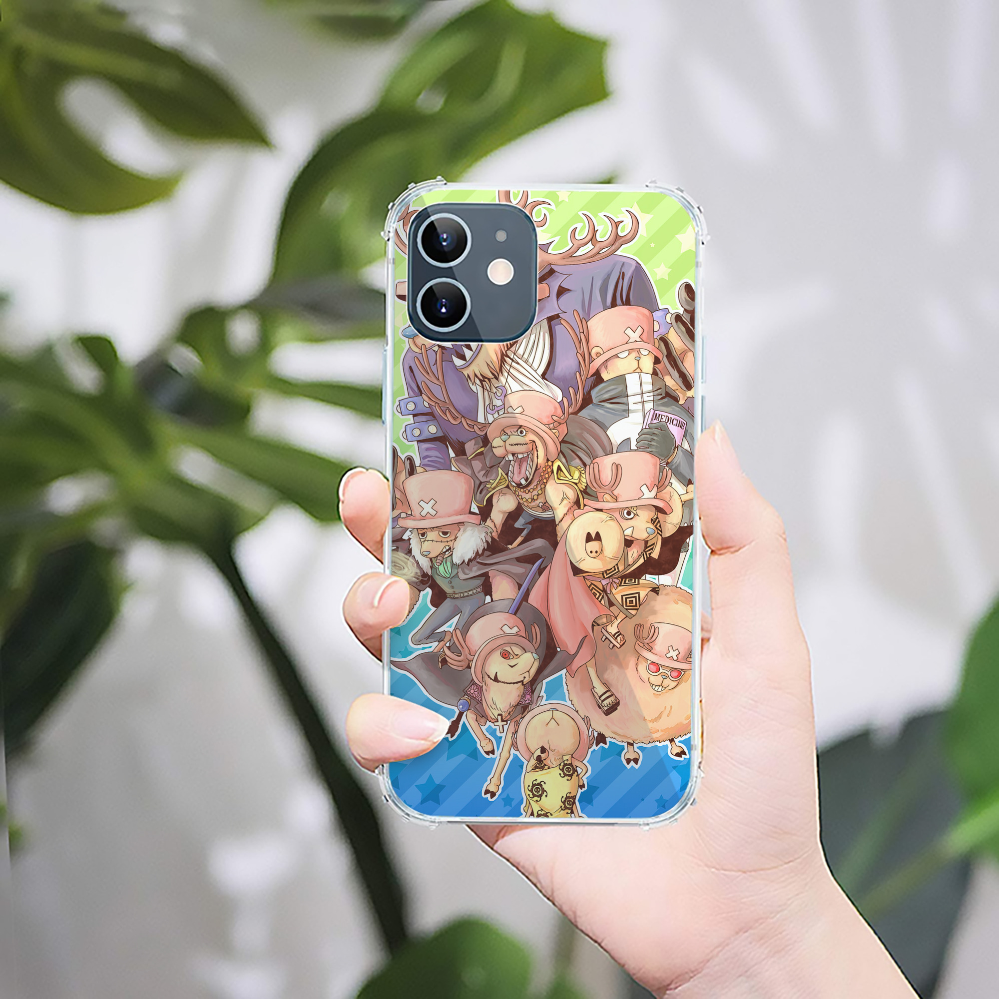 （画像用） ワンピース ONE PIECE 【iPhone 12シリーズ対応】透明スマホケース（クリアソフトケース）